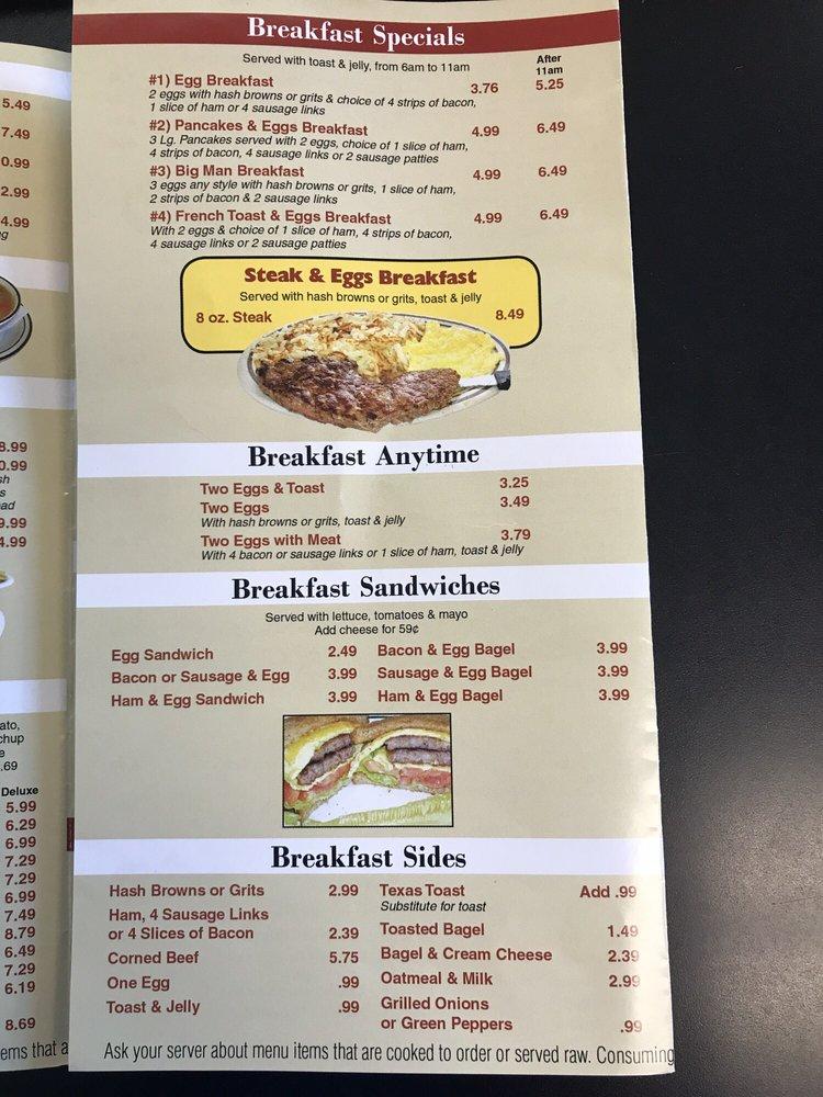Menu at United Grill Coney Island fast food, Detroit, Joseph Campau Ave