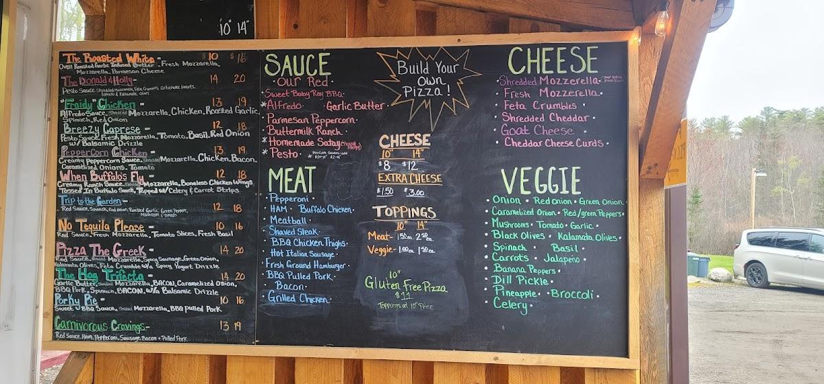 Menu at The Village Grill Co BBQ, Damariscotta, 28 Biscay Rd