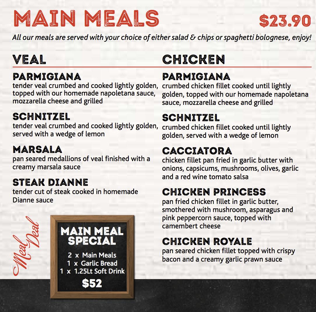 Menu at Michelangelo's Pizza & Pasta pizzeria, Kirwan