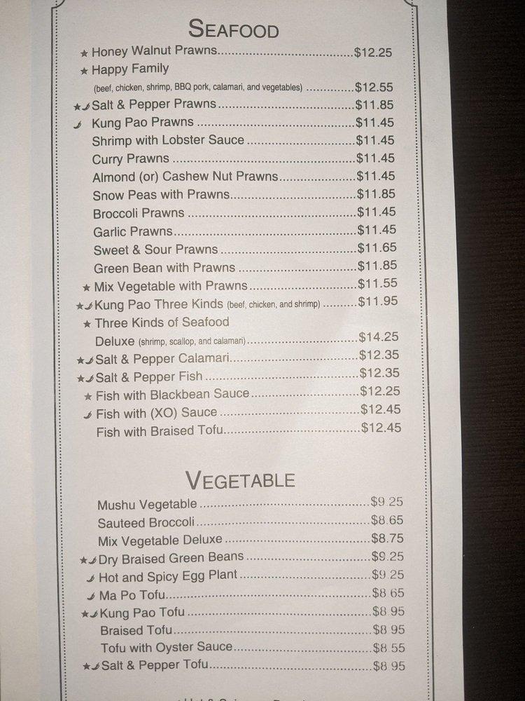 Menu at Amazing Kitchen restaurant, Tracy
