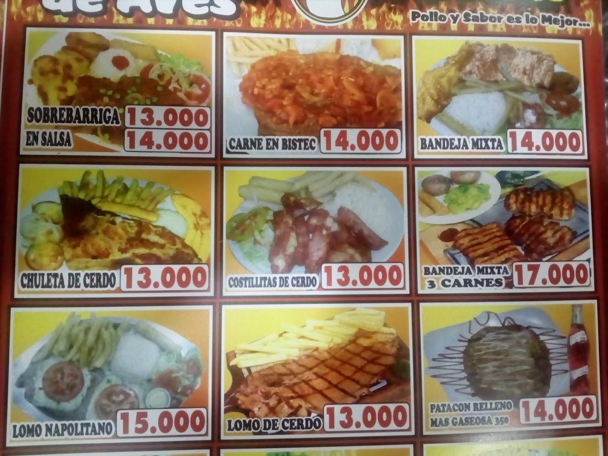 Menu At Broaster Y Brasas Restaurant Bogotá 