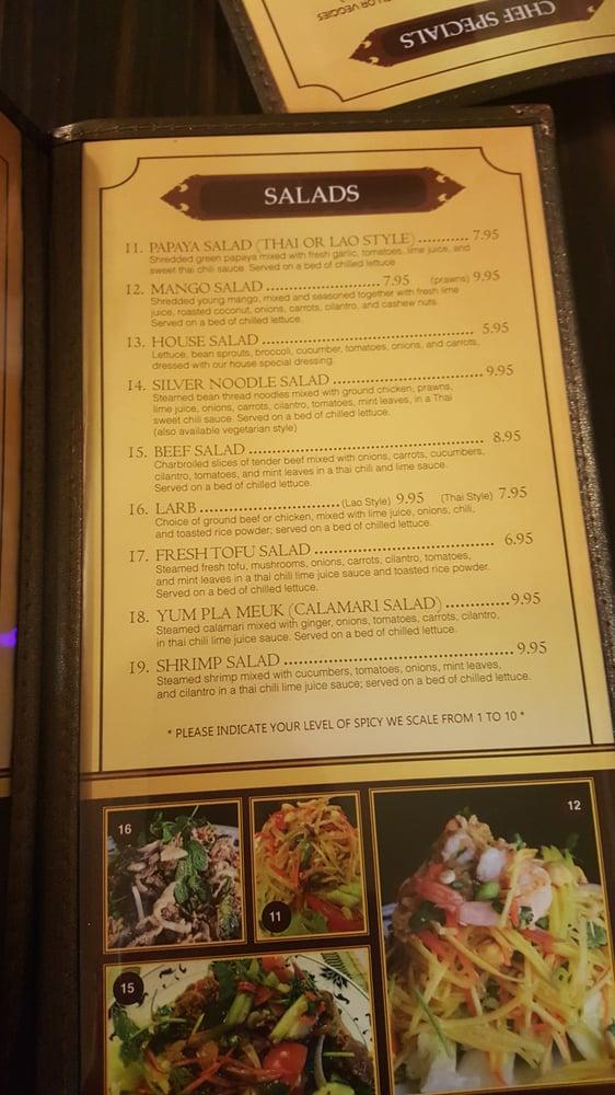 Menu at Pho Noodle House restaurant, Oroville