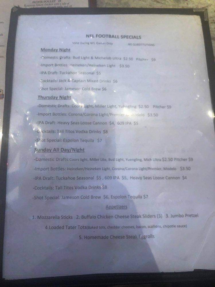 Menu at Hangtime Bar and Grille (NEW JERSEY), Galloway