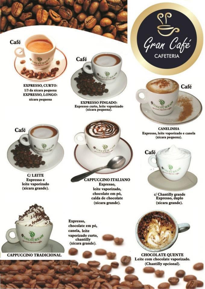 Gran Cafe cardápio