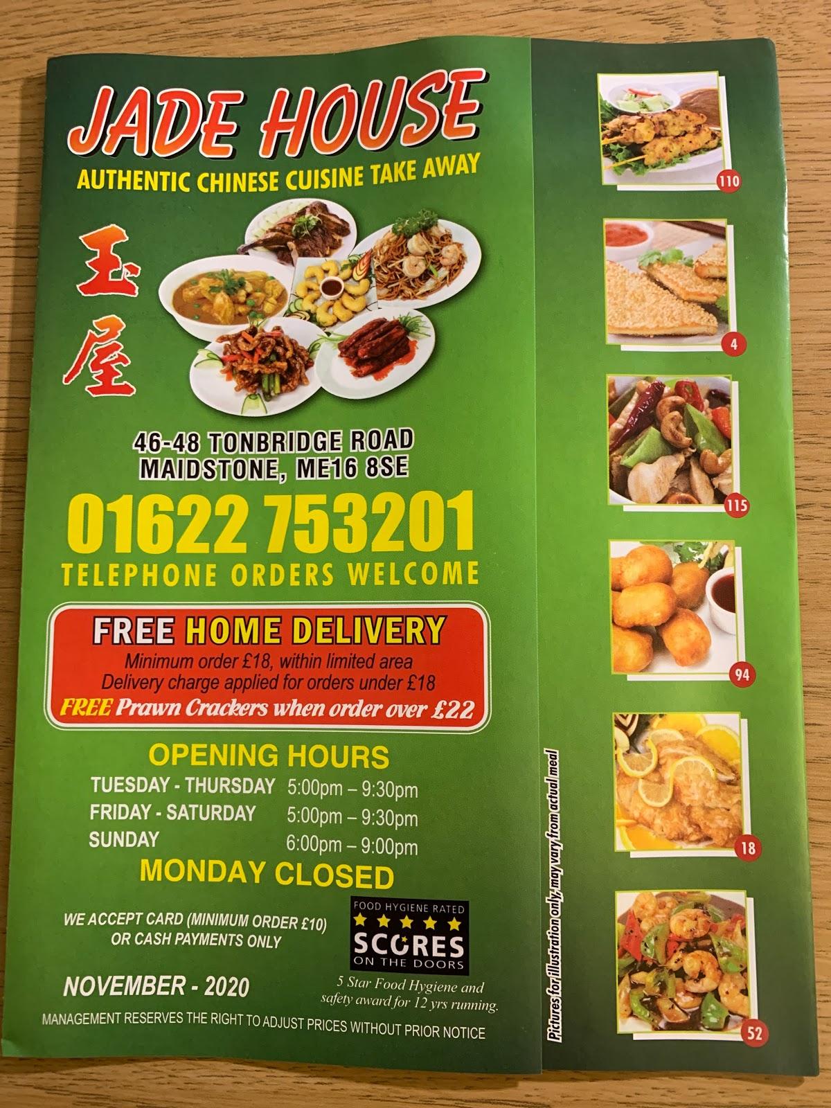 Jade House, 46 Tonbridge Rd in Maidstone Restaurant reviews