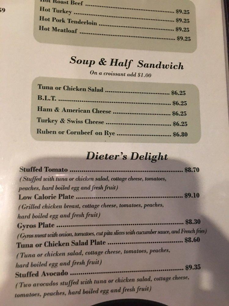 Menu at Pepper Mill restaurant, Mokena
