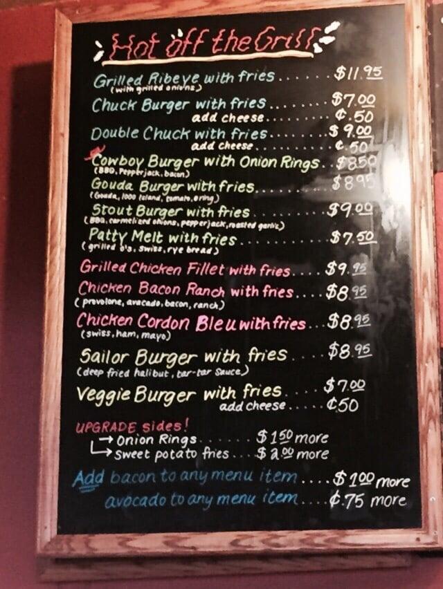Menu at Taylor's Sausage Country Store restaurant, Cave Junction, 202 Redwood Hwy