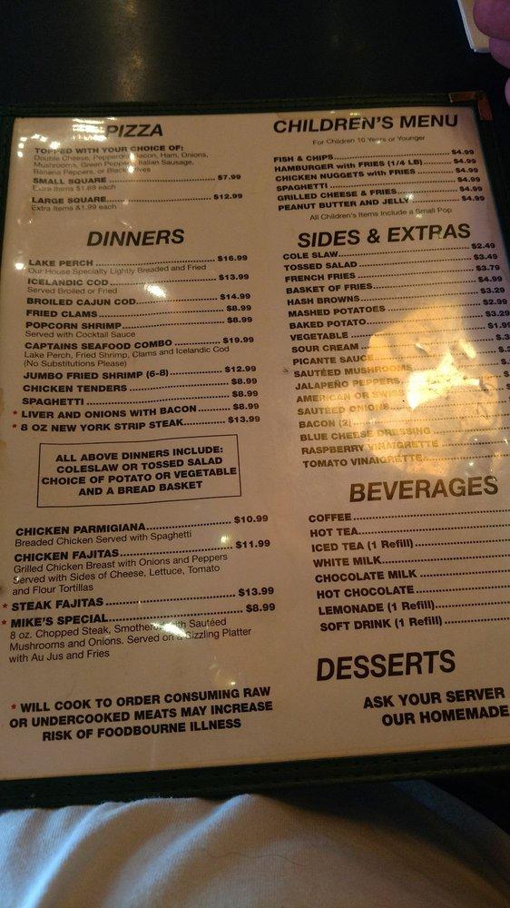 Menu at Blue Goose Inn pub & bar, Saint Clair Shores