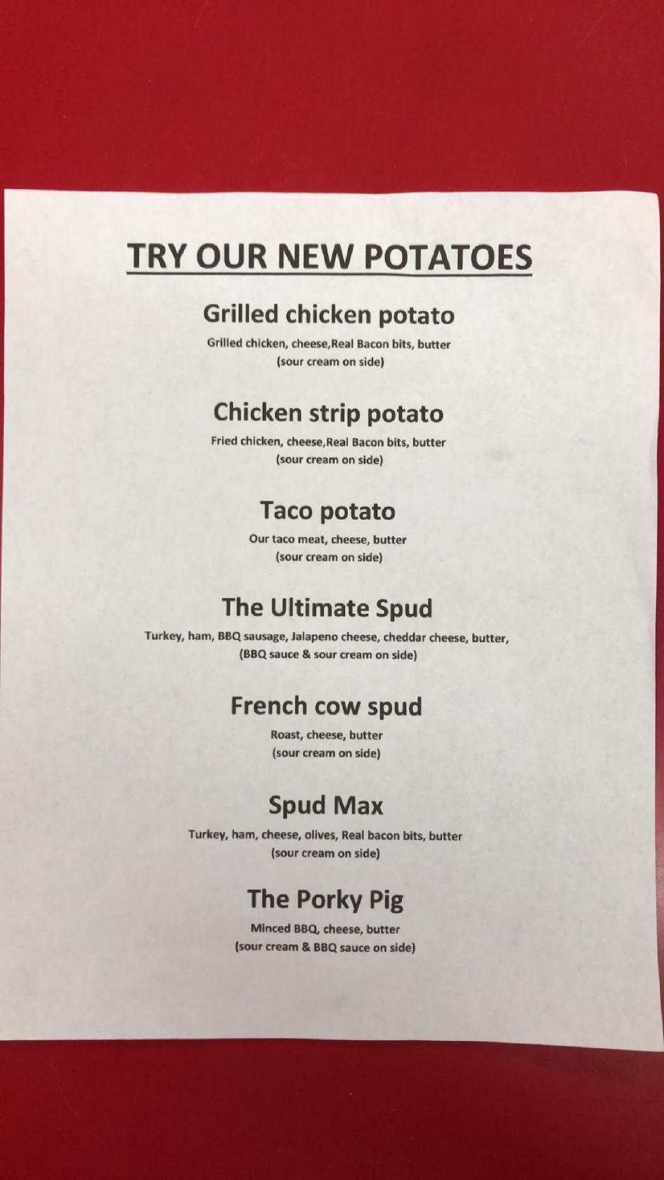 Menu at Traina's Bakery & Grocery, Jonesboro