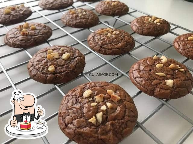Cara buat biskut brownies