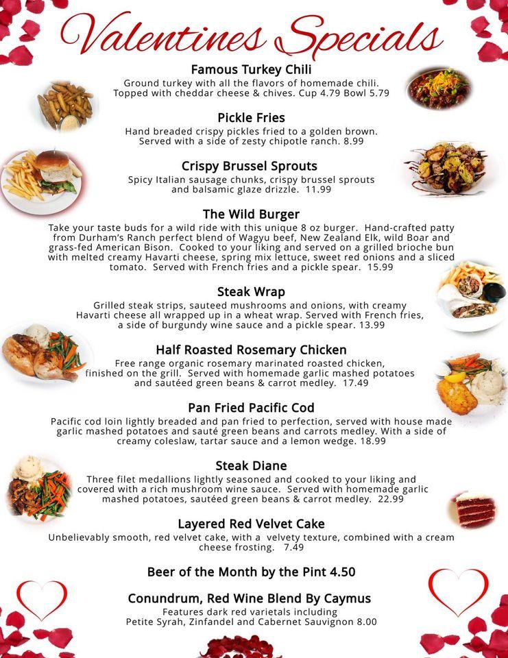 Menu at ANYWAY'S PUB Oakbrook Terrace, Oakbrook Terrace