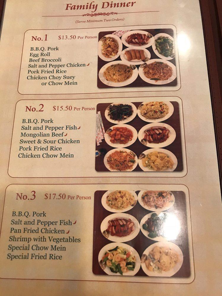 Menu at Fortune Garden restaurant, El Centro