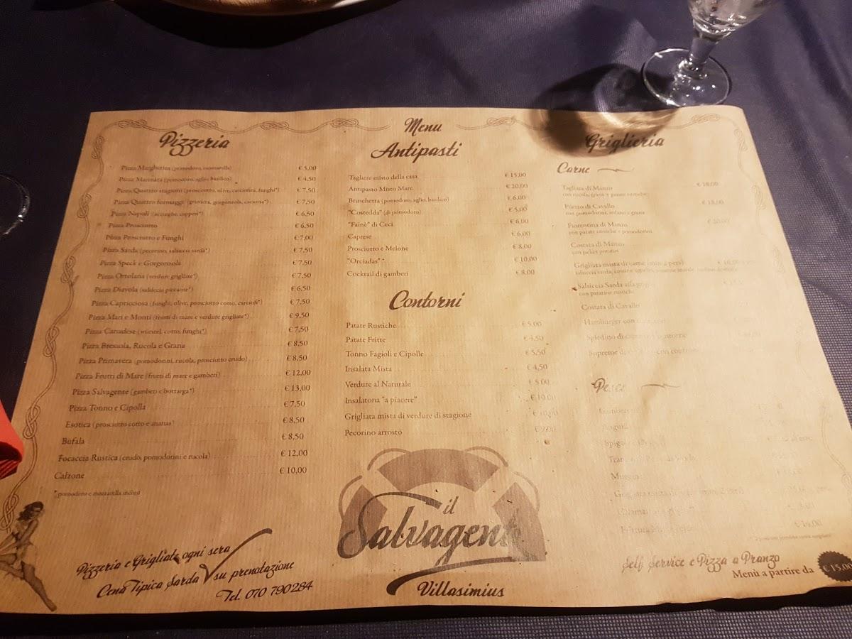 il salvagente ristorante pizzeria villasimius