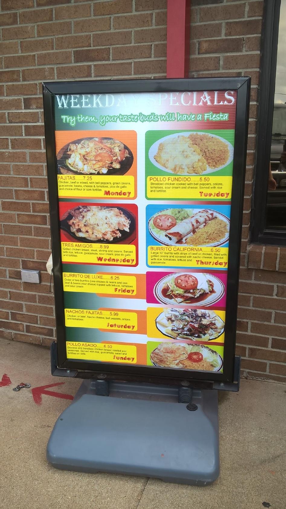 Menu at MR.JALAPEÑO restaurant, Woodruff