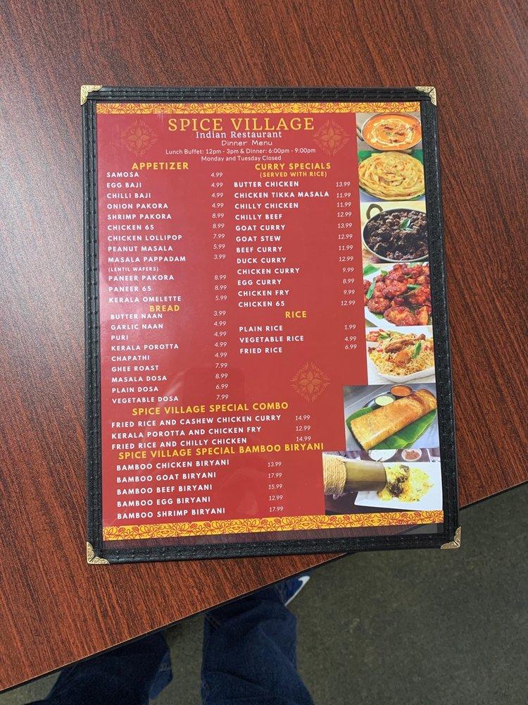 Menu at Spice Village Asian Food Mart restaurant, Rowlett