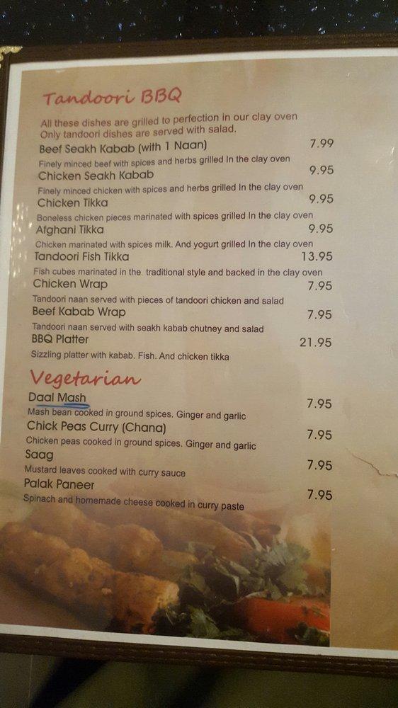 Menu at Faisal Kabab Hut restaurant, Calgary
