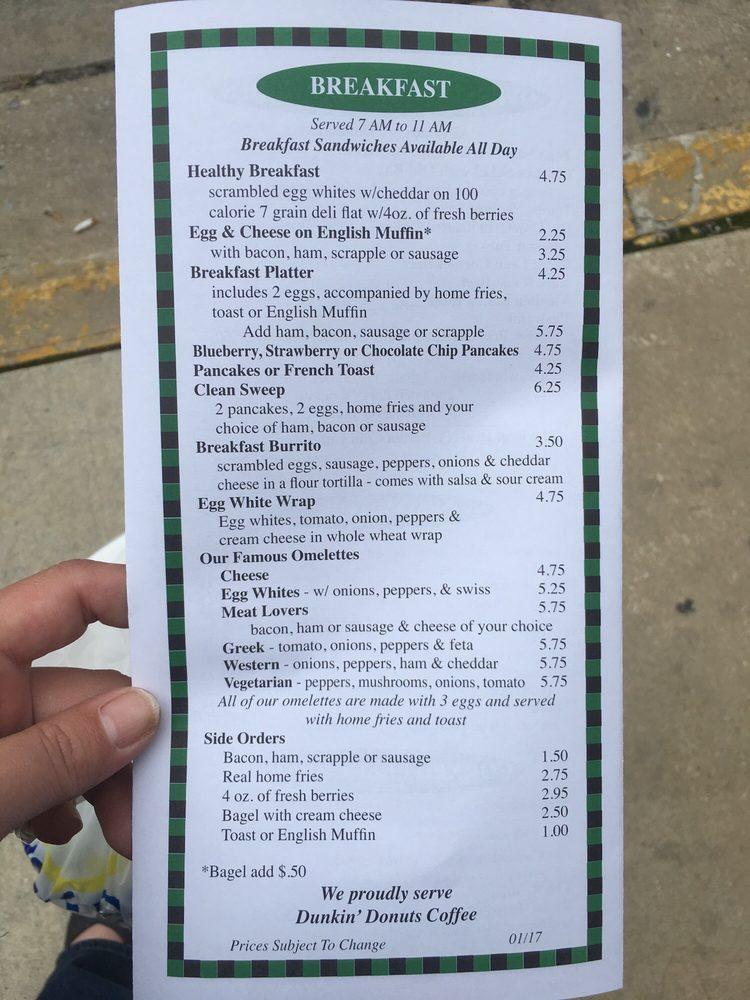 Menu At Jake S Ny Deli Restaurant Towson 401 Washington Ave