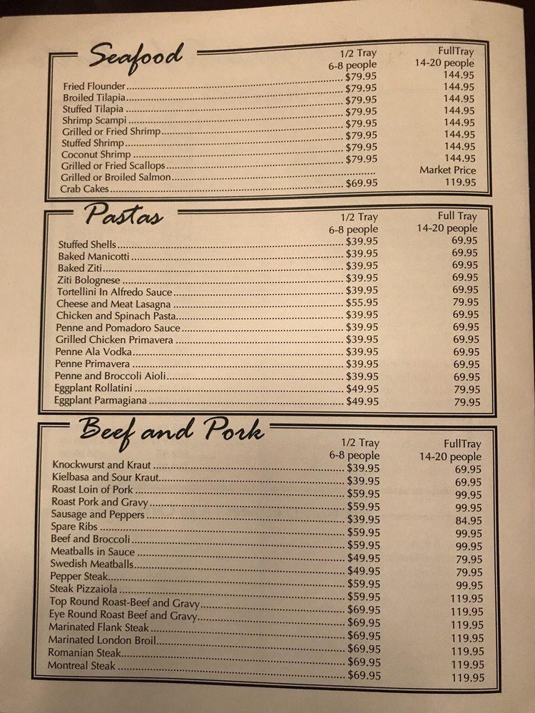 Menu at Seventh Street Gourmet restaurant, Garden City, 100 7th St