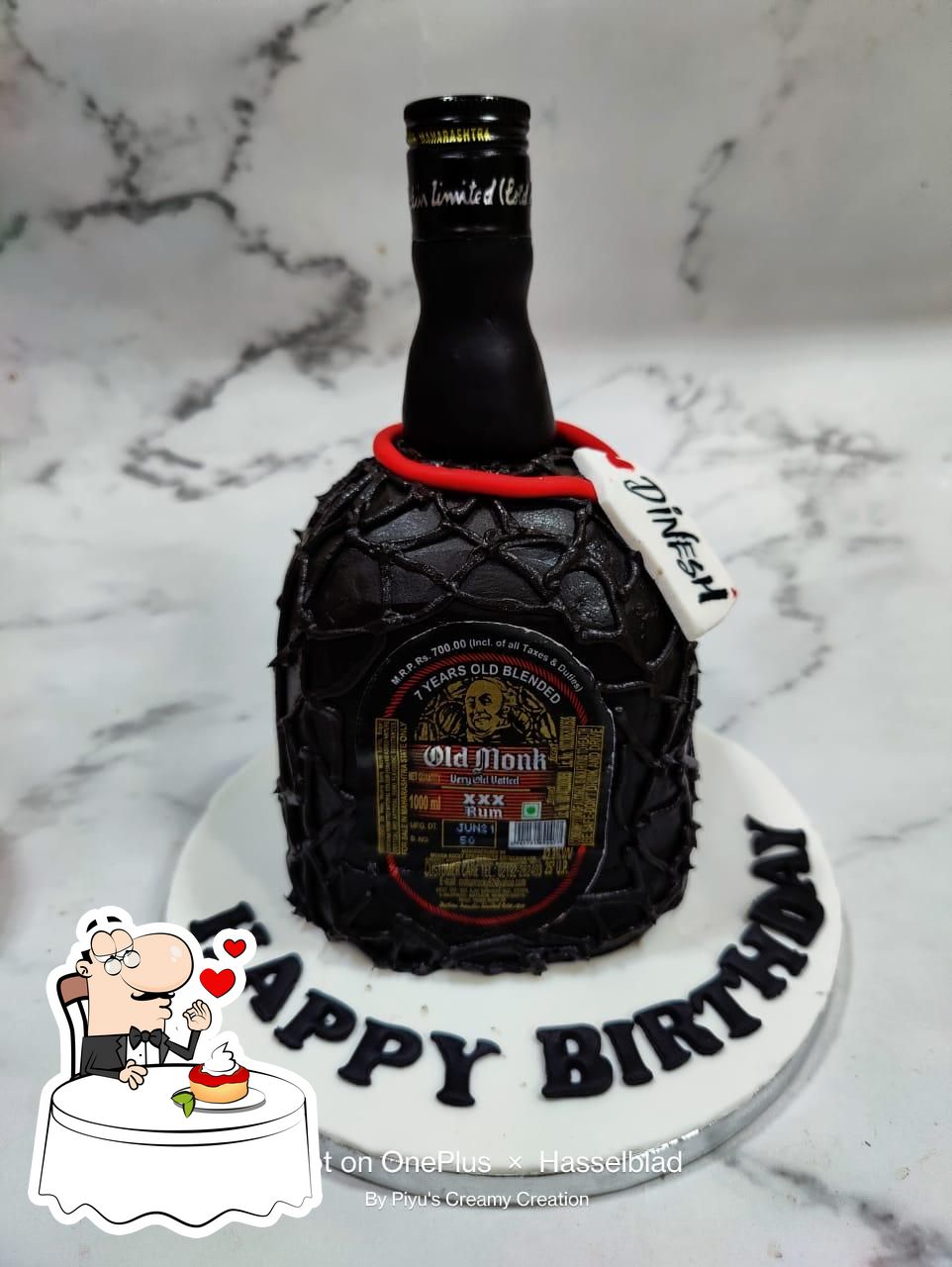 Old monk bottle 🙄, no it's a CAKE 😁,... - ElloMellow Cakes | Facebook