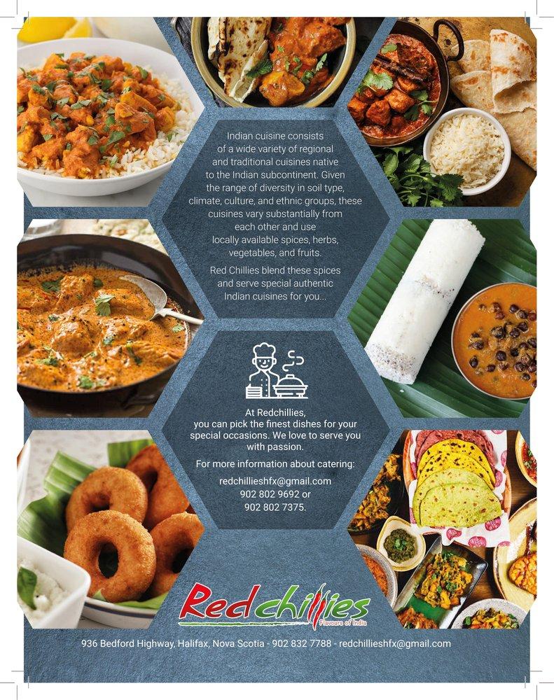 Menu at Red Chillies Flavours of India restaurant, Bedford