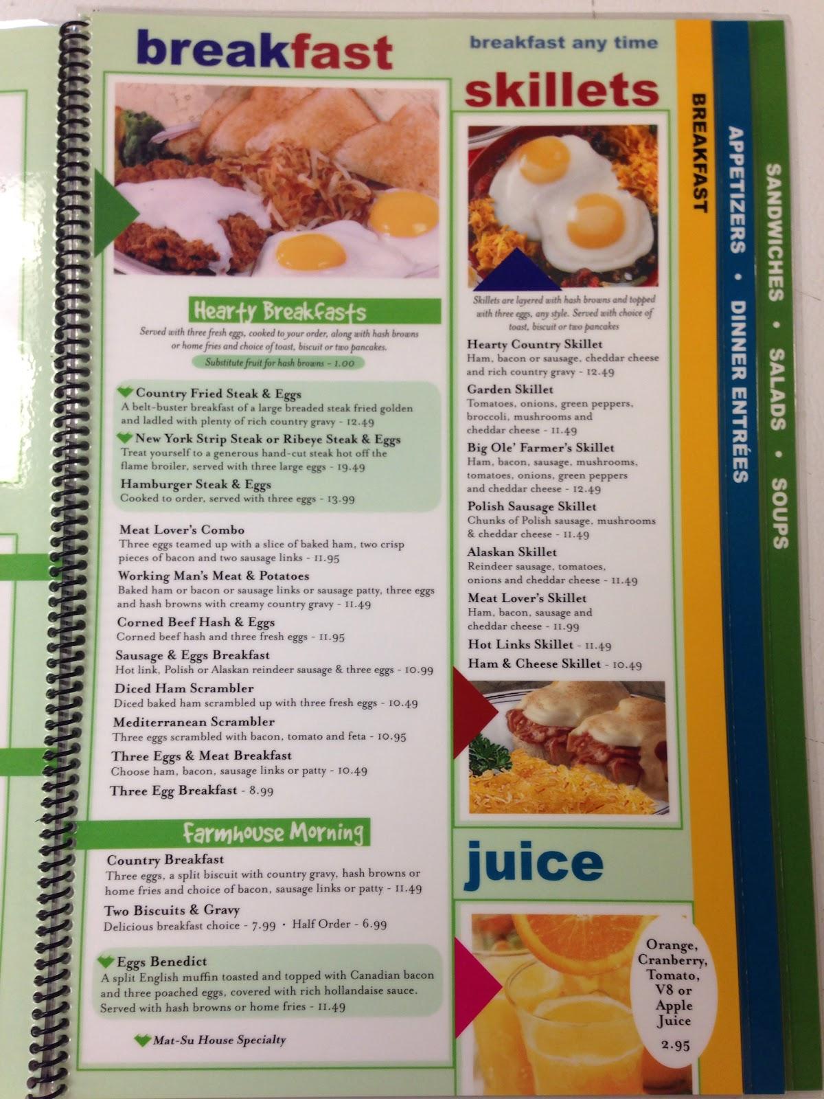 Menu at MatSu Family Restaurant LLC, Wasilla