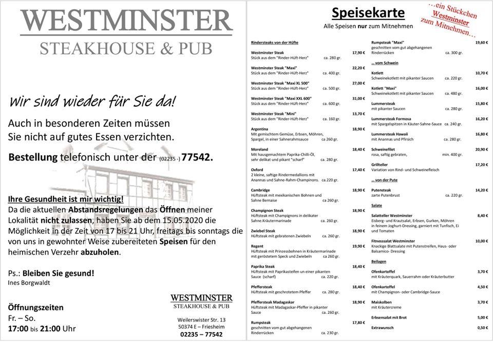 Speisekarte - Ling in Erfstadt