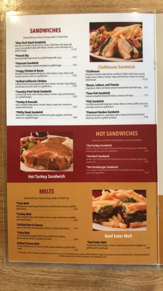 Menu at Jim's Family Restaurant, Tooele