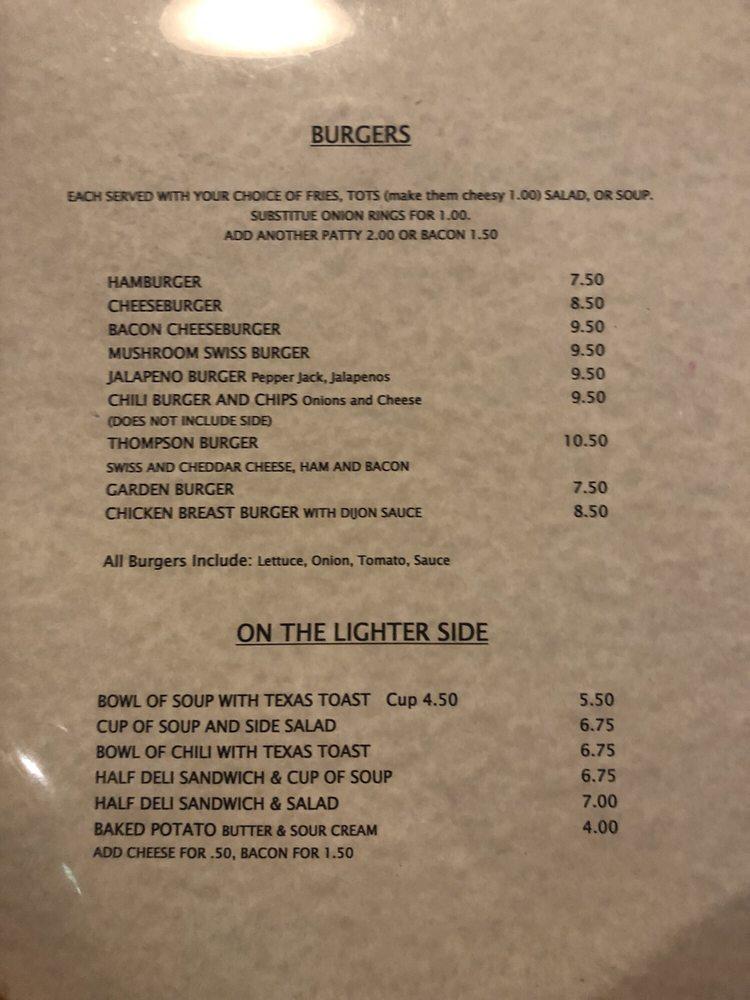 Menu at Southside Speakeasy pub & bar, Salem