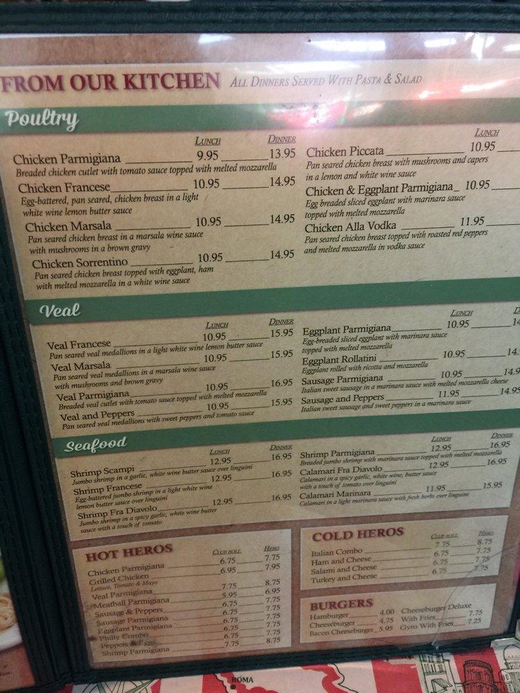 Menu at Goodfellas Pizzeria & Restaurant, Poughkeepsie