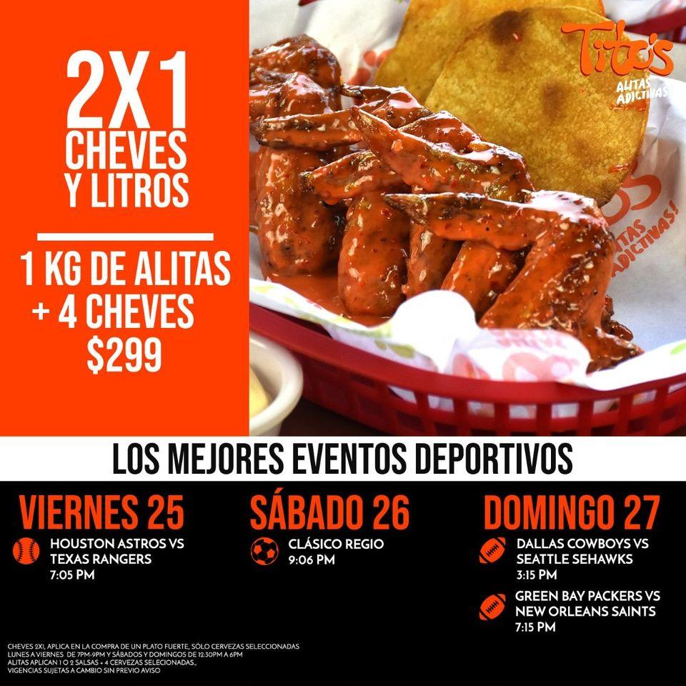 Tito's Alitas Adictivas. Cumbres Poniente restaurant, Monterrey -  Restaurant reviews