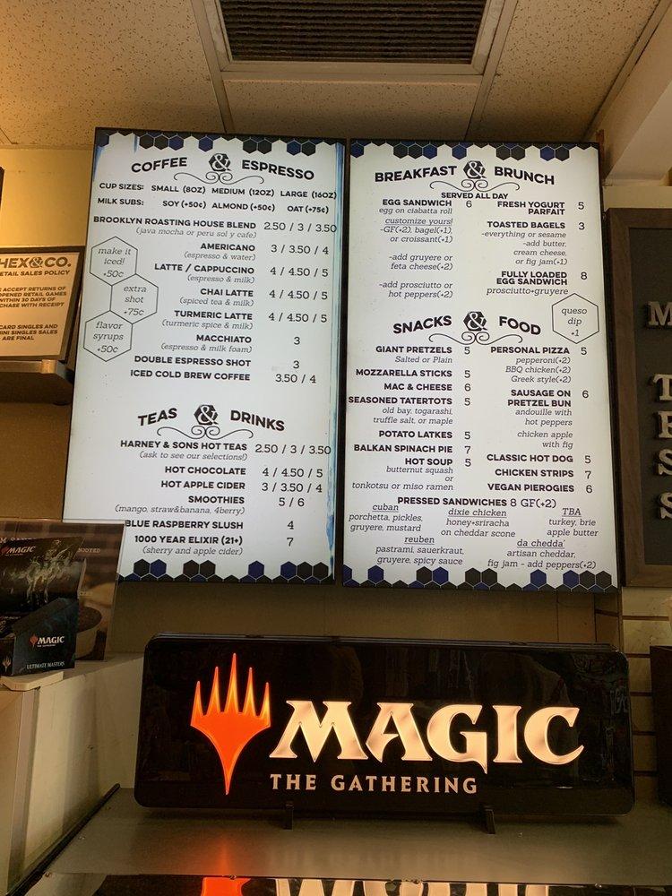 Menu at Hex & Company pub & bar, West New York, Broadway