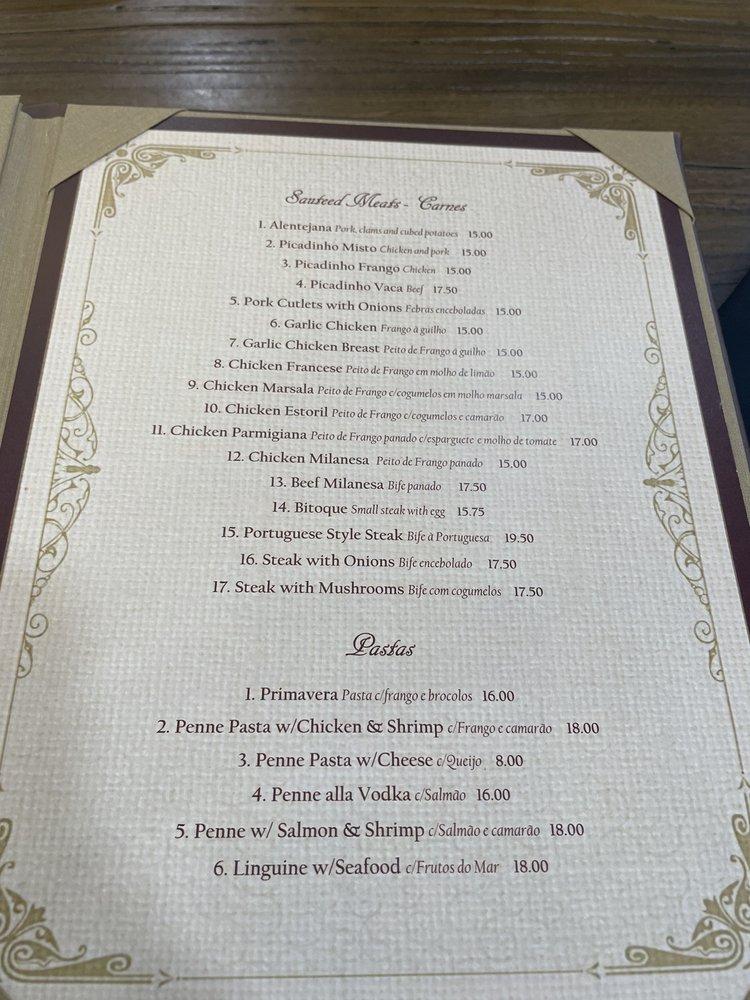 Menu at Costa's Barbeque & Grill Restaurant, Elizabeth