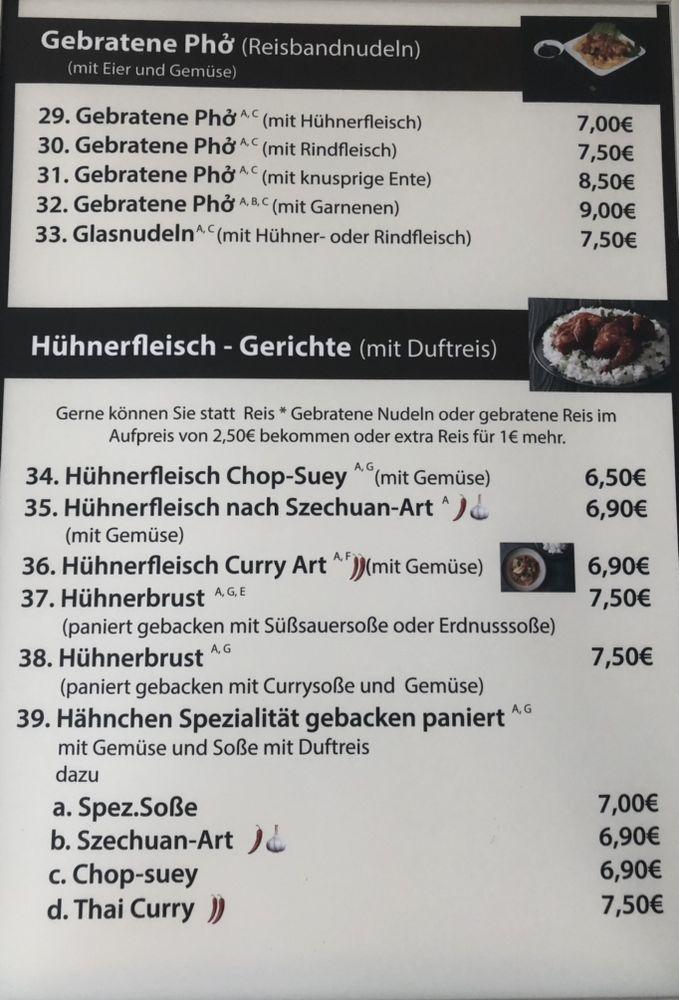 Menu at House 14 Asia Imbiss pub & bar, Euskirchen