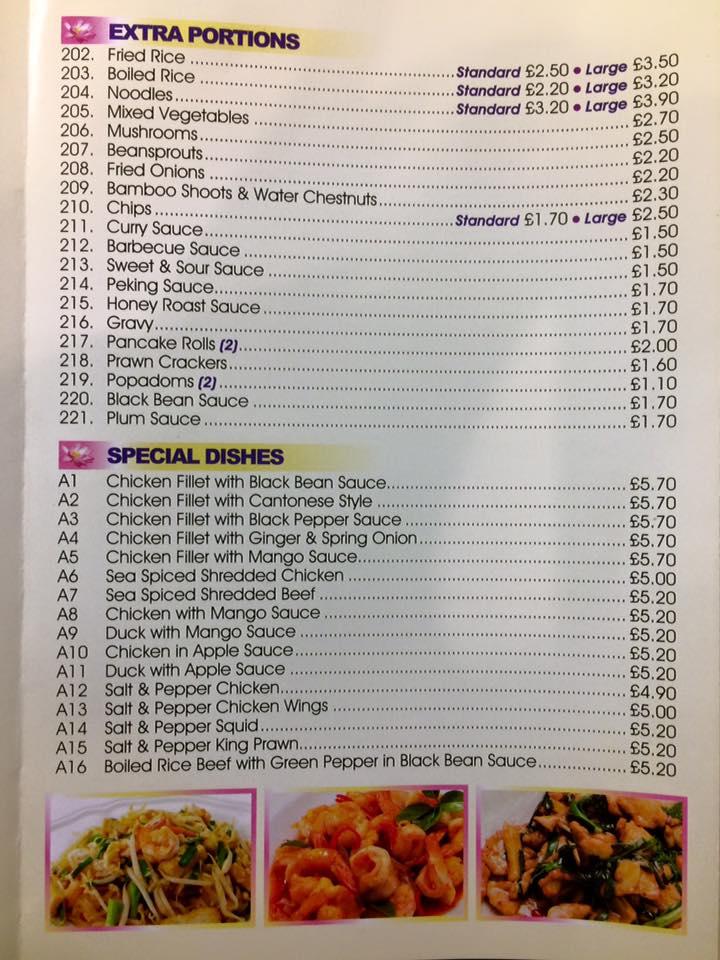 Menu at Opalden restaurant, Aberkenfig