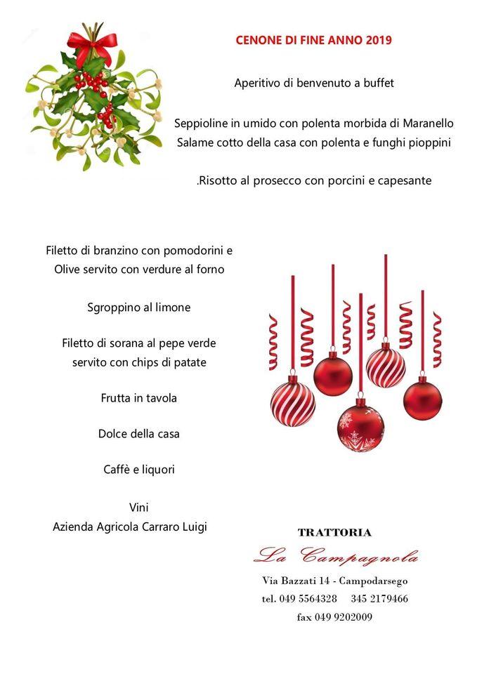 Menu Da Trattoria La Campagnola Ristorante, Campodarsego