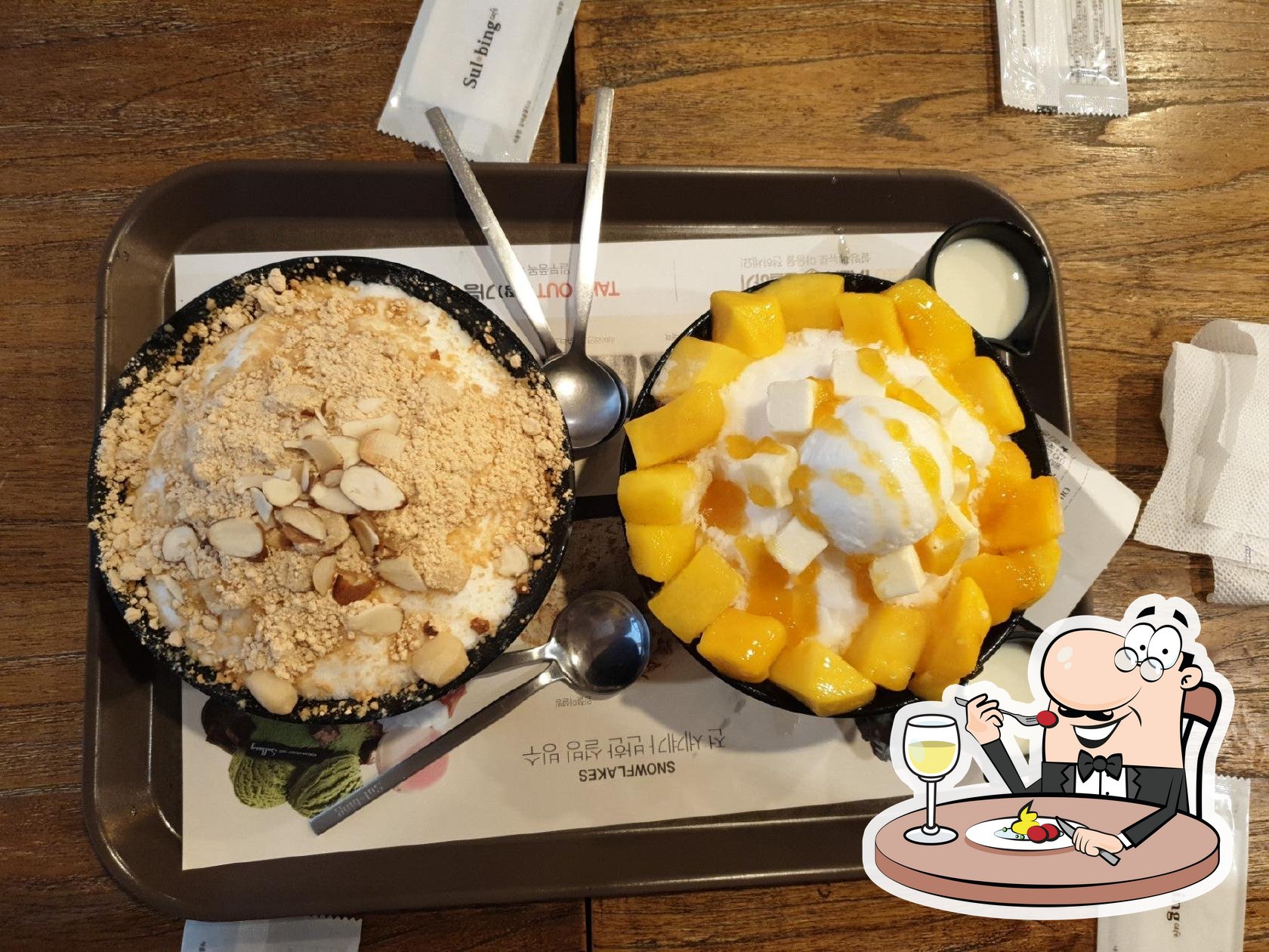 Sulbing Korean Dessert Cafe Seoul Insa Dong Restaurant Menu And Reviews