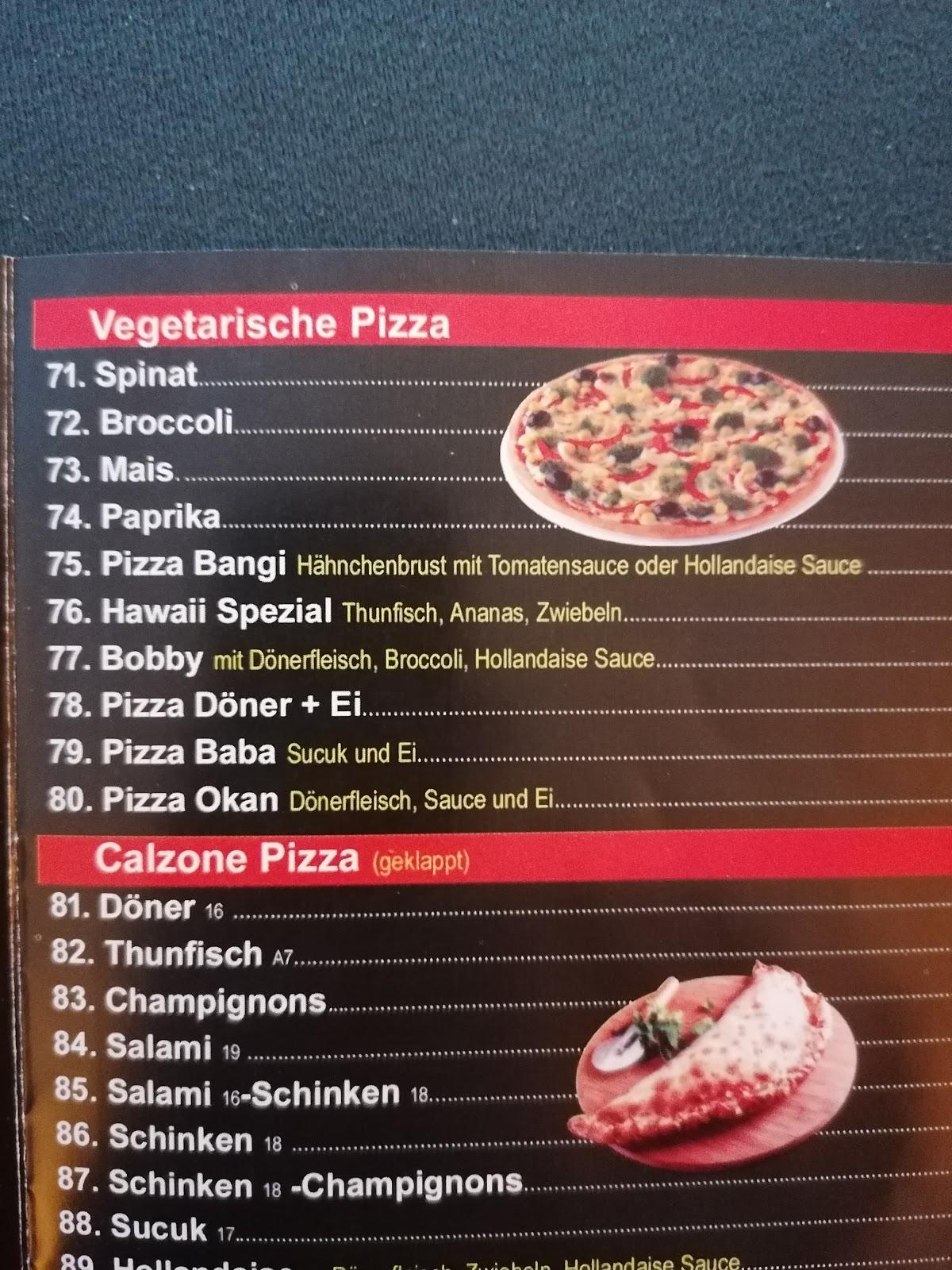 Menu au Haci Baba Döner Und Pizza Haus, Dortmund