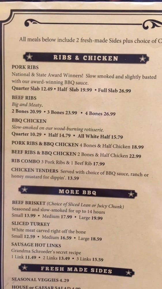 Menu at Back 40 Texas BBQ Restaurant & Catering, Roseville, Orlando Ave