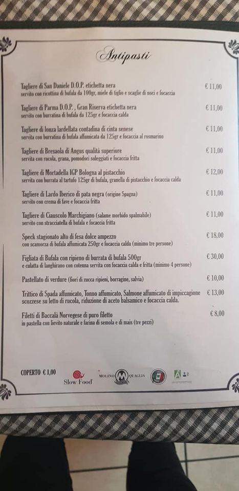 Menu Da Pizzeria Santa Caterina Gioiosa Ionica