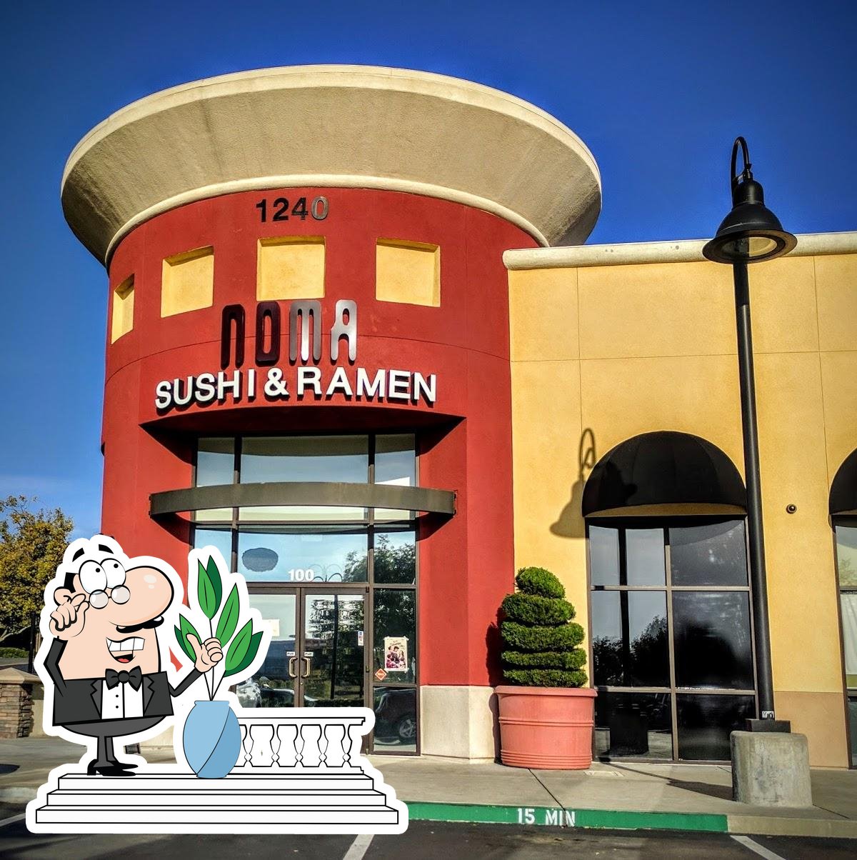 Enjoy the view at the outside area of Noma Sushi &amp; Ramen