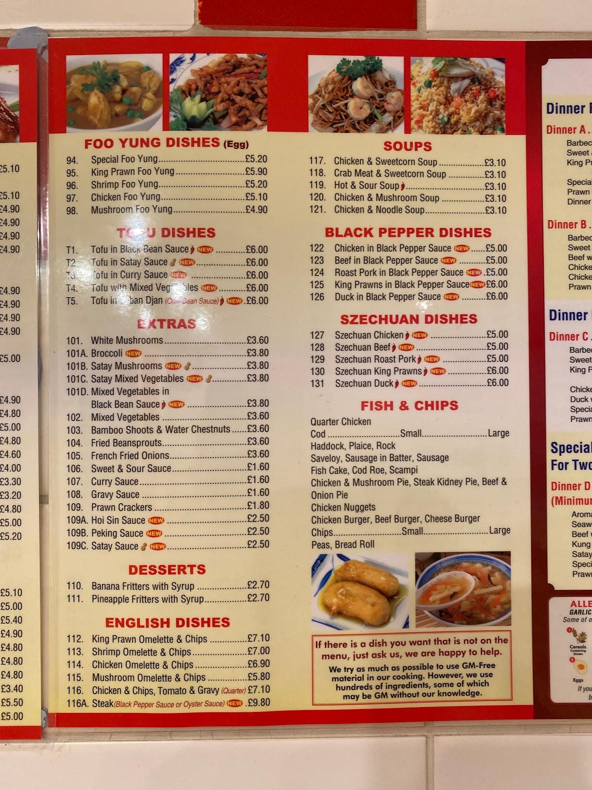 Menu at Take Away House fast food, Buntingford
