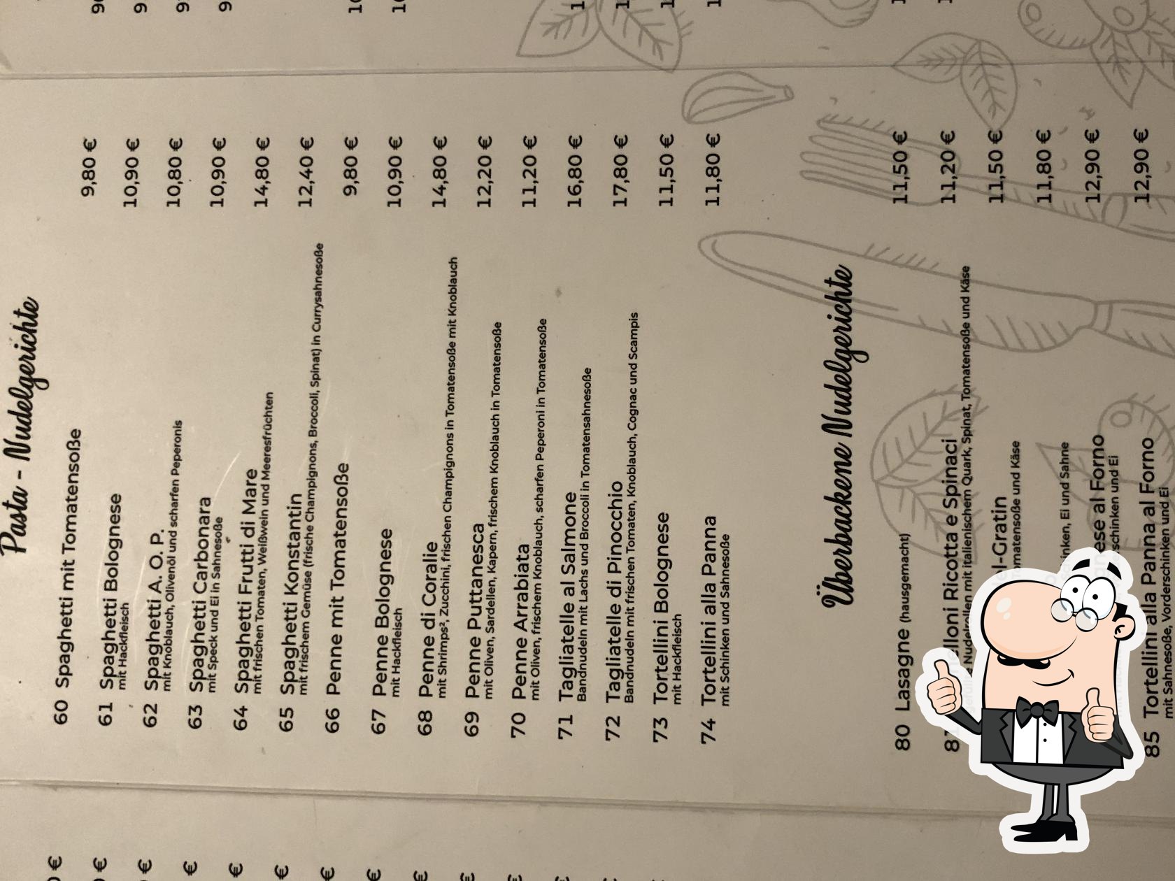 Our Bambini Menu - Pinocchio Ristorante