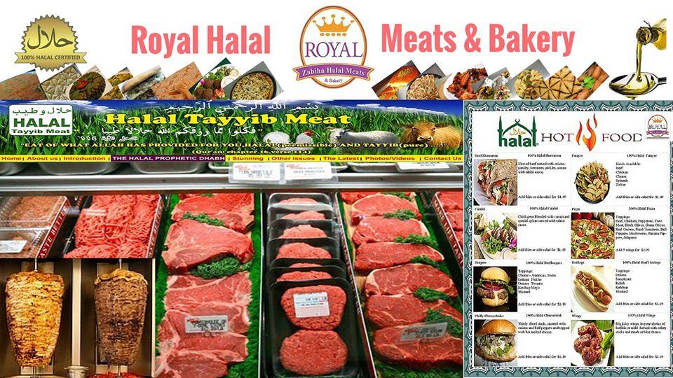 Menu at Royal Halal Meats, Plano