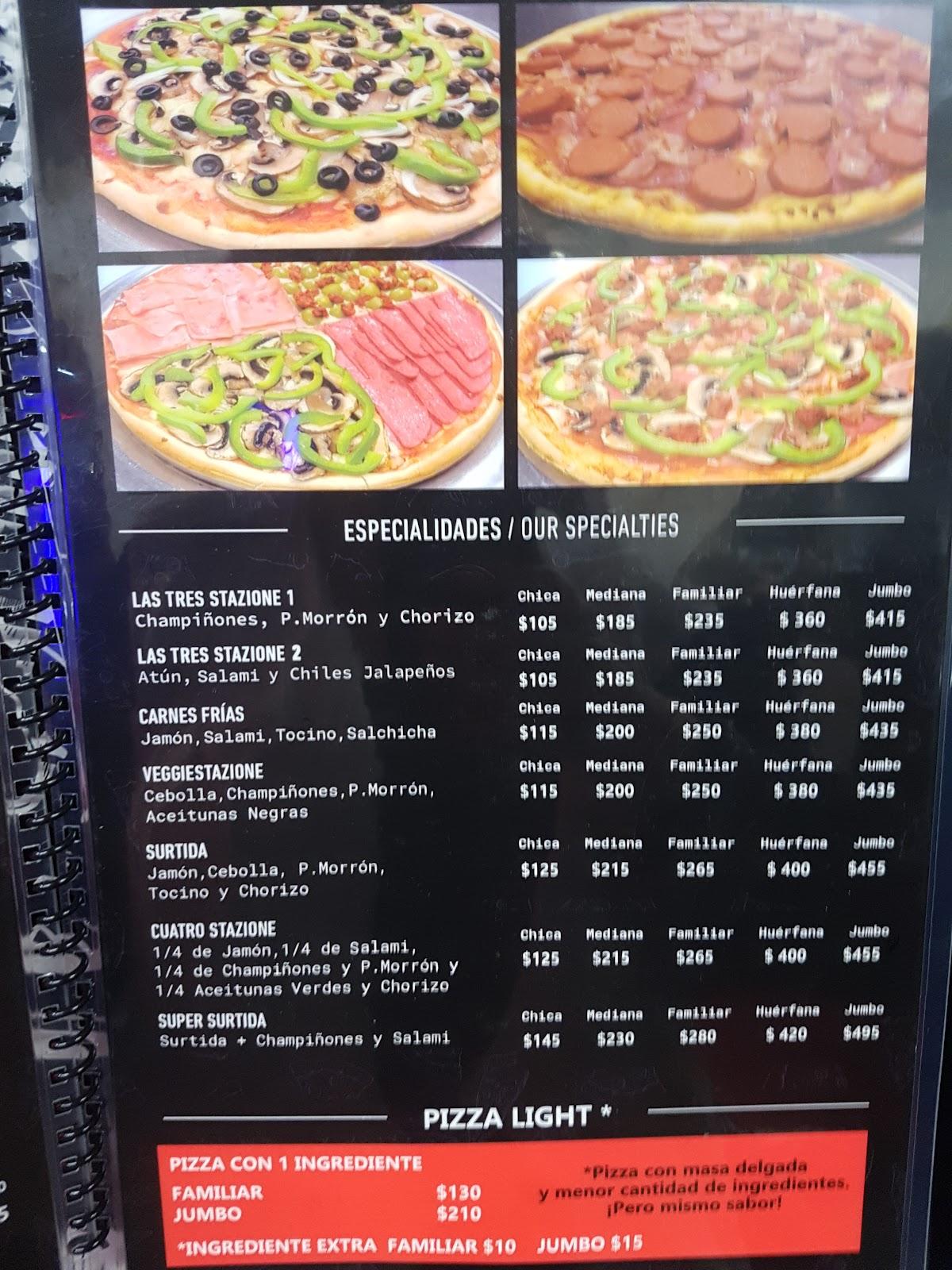 Menu at Pizzas la Stazione pizzeria, Monterrey, C. Dr. Enrique C. Livas 408