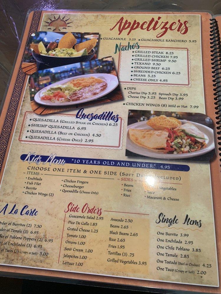 Menu at Mexico Restaurant, Greensboro, Fleming Rd