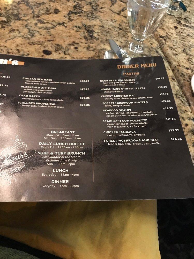 Menu at Harrigan's Cafe & Wine Deck, Johnstown