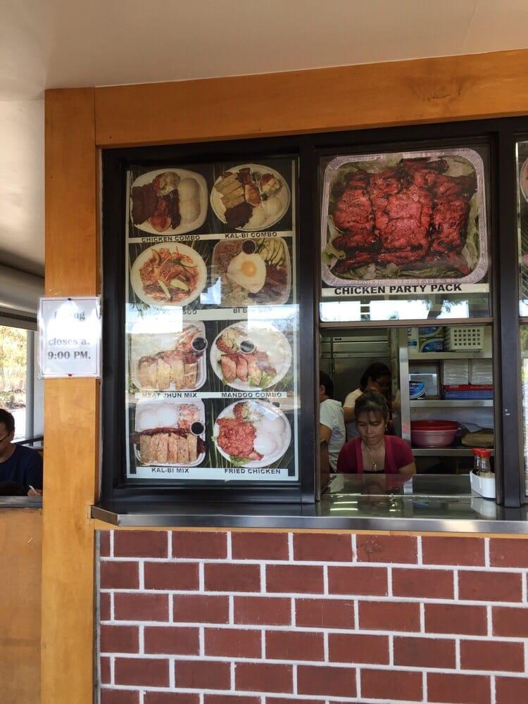 Menu at Soon's Kal Bi Drive In BBQ, Honolulu
