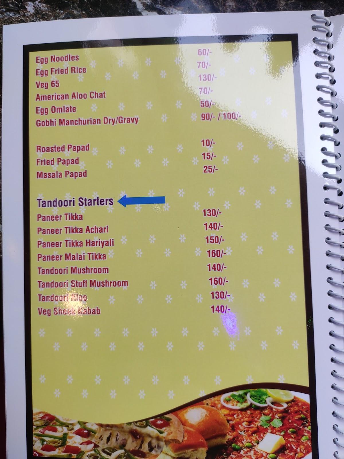 Menu at Crystal City cafe (The Real Taste Restaurant), Chandausi