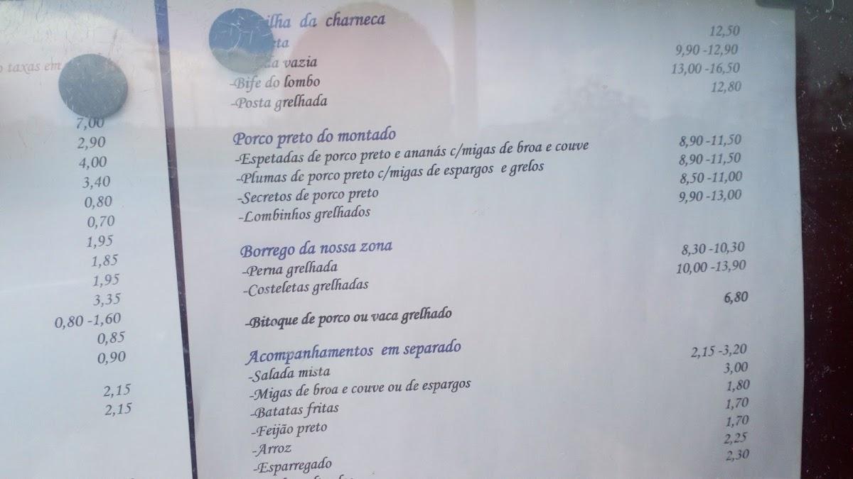 Menu Em Sabores De Coruche Restaurante Coruche