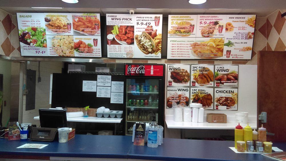 Menu at A Town Wings Donald lee hollowell restaurant, Atlanta, Donald